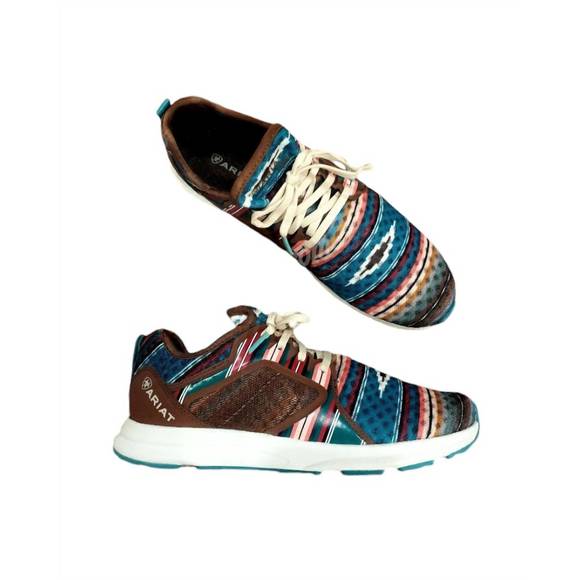 NEW ARIAT women's fuse athletic shoes in turquoise - Picture 1 of 5